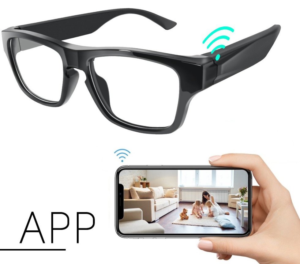 spionbriller med kamera wifi fuld hd p2p over internettet